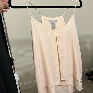 H&M light pink top
